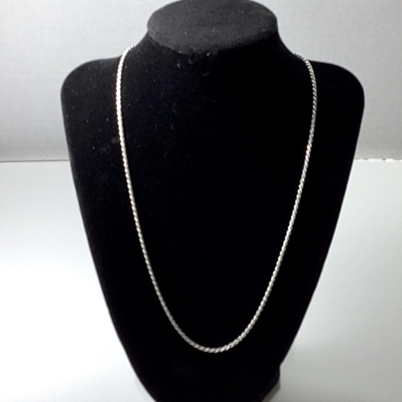 925 Silver Italy Rope Chain - Picture 1 of 2